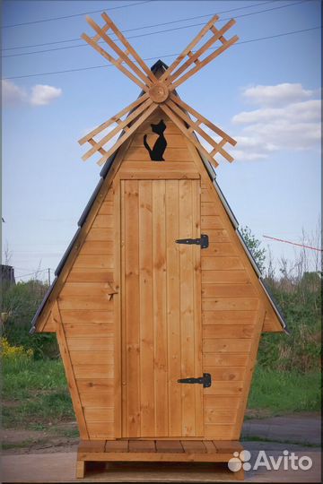 Уличный туалет с установкой SKU006