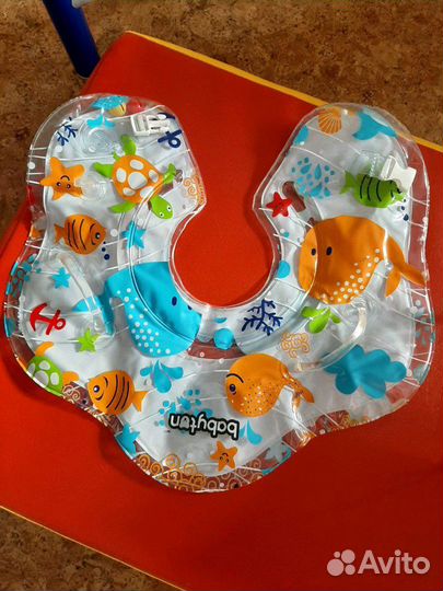 Круг для купания новорожденных и горка для купани