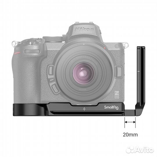 Новый 2947 Smallrig угловая площадка L-Bracket для цифровых камер Nikon Z5 / Z6 / Z7 / Z6 II / Z7II