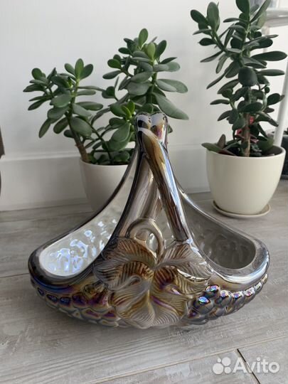 Фарфоровая ваза для фруктов СССР