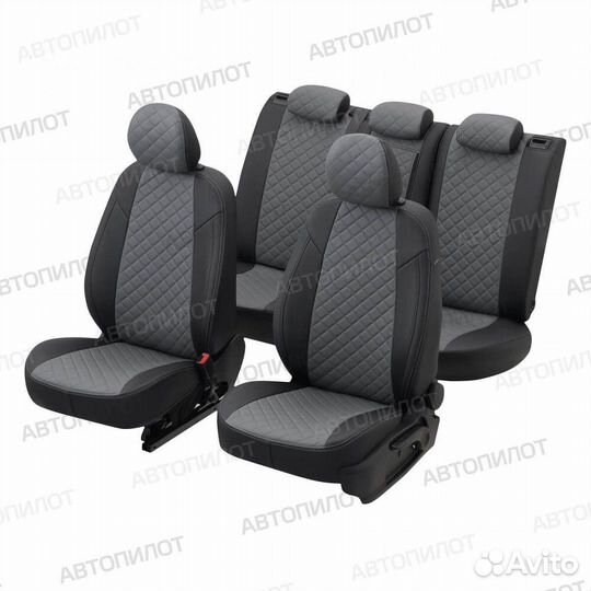 Авточехлы. Оригинальные чехлы Автопилот из экокожи