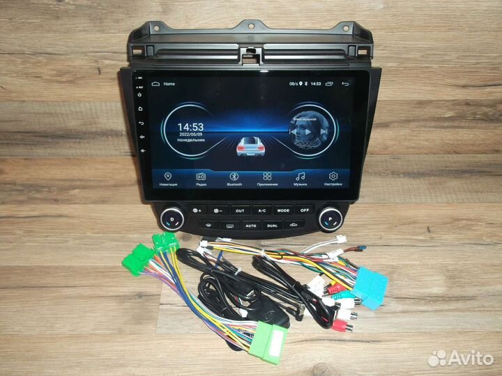 Магнитола Honda Accord 7 Android GPS WiFi