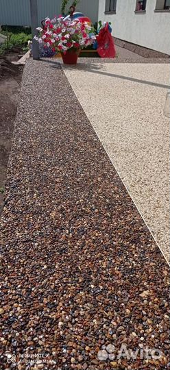Каменный ковер галька