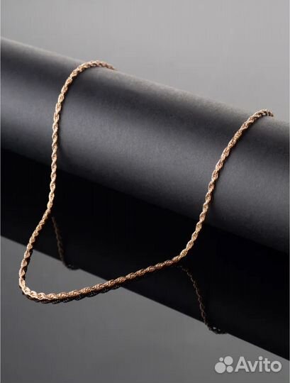 Золотая полновесная цепочка женская 585 пробы