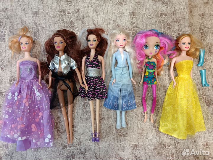 Куклы барби пакетом