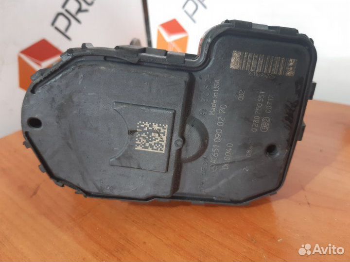 Заслонка дроссельная Mercedes C-Class W204 OM651