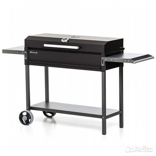 Мангал гриль на колесах с полками ман 305