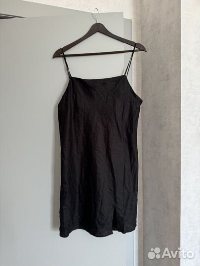 Льняное платье lime