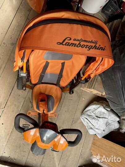 Детский трехколесный велосипед Lamborghini
