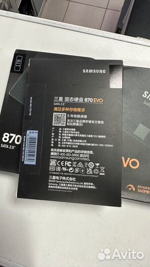 SSD SATA 1 TB как Samsung 870 EVO mz-77e1tb/cn