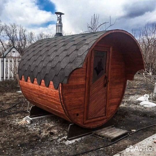 Баня-бочка с доставкой