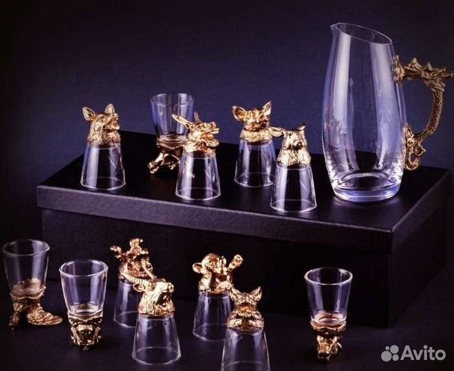 Подарочный набор рюмок-перевертышей