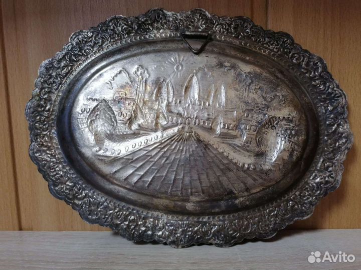 Поднос посеребренный
