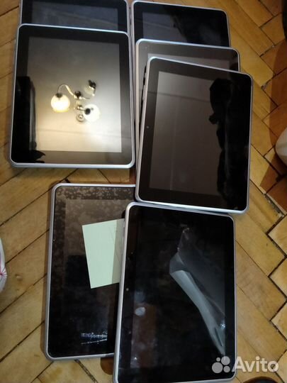Планшеты на запчасти 7 штук