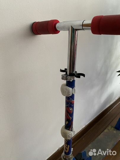 Самокат детский двухколесный с человеком пауком