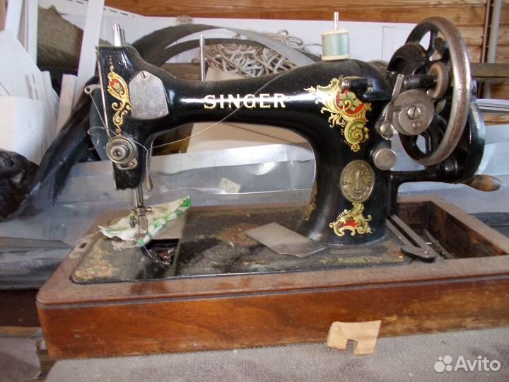 Швейная машинка Зингер антикварная 19 век
