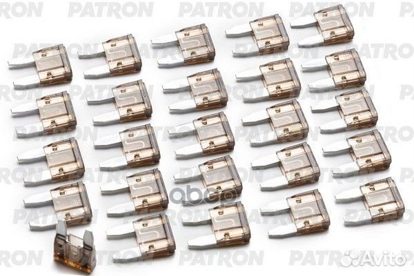 Предохранитель пласт.коробка 25шт mini Fuse 7.5