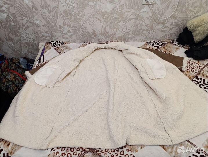 Дубленка искусственная демисезонная 54-56