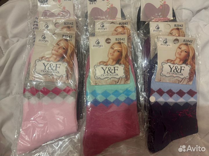 Носки женские высокие 36-41