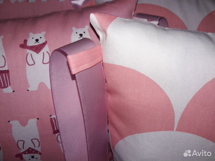 Бортики из сатина