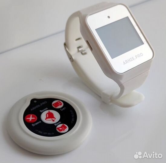 Беспроводная система/кнопка вызова персонала часы