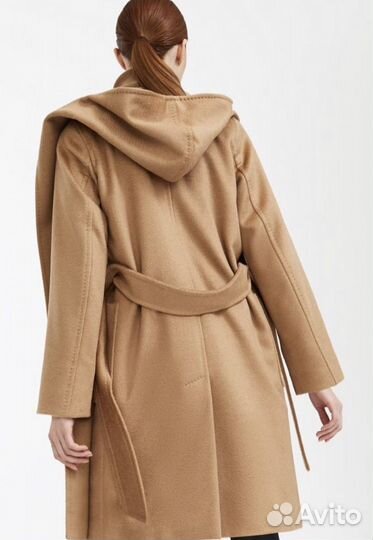 Пальто из верблюжьей шерсти Max Mara в цвете camel