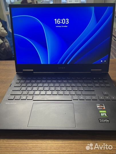 Мощный игровой ноутбук Hp omen 15 3070
