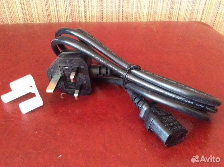 Кабель силовой для английских розеток