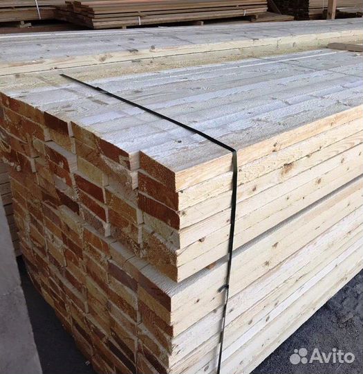 Доска обрезная сухая хвоя 1 сорт 50х200х6,0