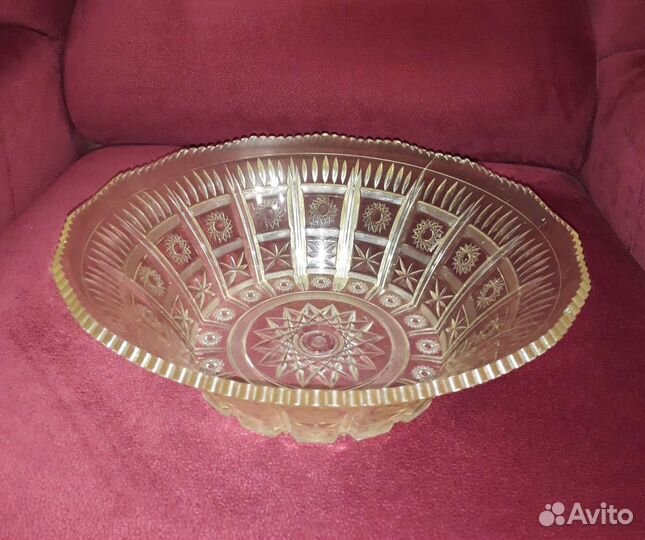 Пластиковая ваза для фруктов СССР