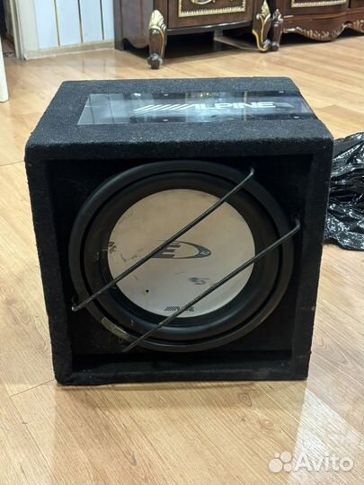 Сабвуфер alpine sbe 1243br