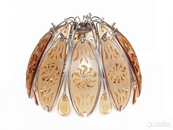 Люстра «Хризантема» СССР, Ретро, Винтаж