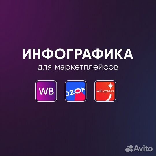Инфографика для маркетплейсов вайлдберриз озон