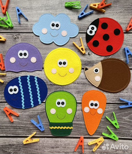 Развивающая игра из фетра