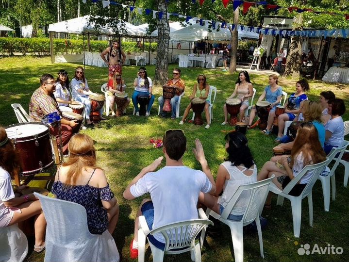 Тимбилдинг на барабанах