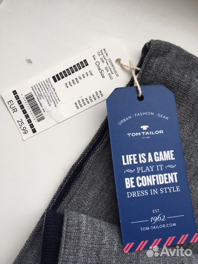 Снуд шарф мужской Tom Tailor