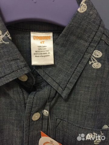Рубашка новая 4т (джимбори)