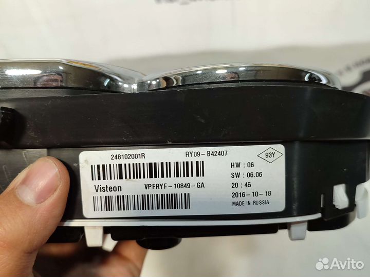 Панель приборов Logan sandero 2 001