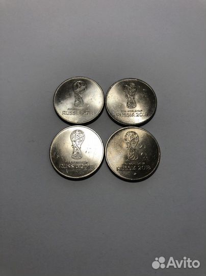 Монеты 25р чм по футболу 2018г