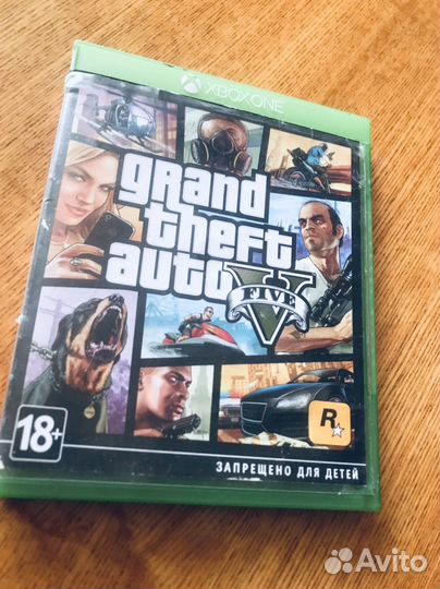 GTA 5 x box one диск