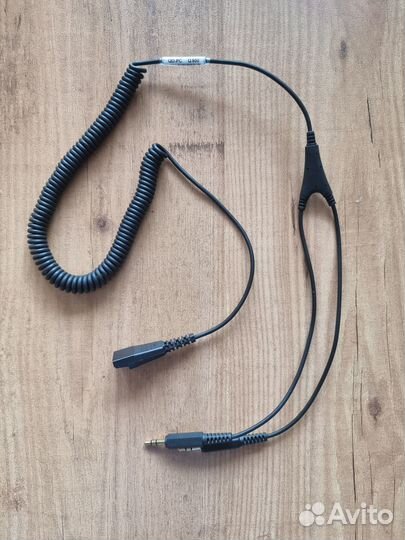 Переходник QD и 2 x Mini jack 3.5 mm для Jabra