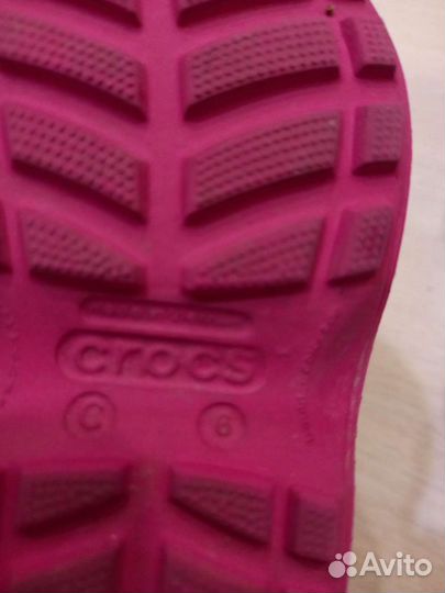 Резиновые сапожки crocs