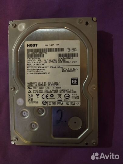 Жесткий диск 4тб