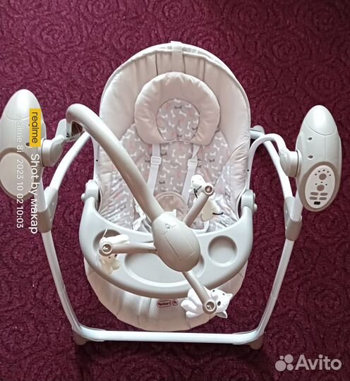 Детские электронные качели для новорожденных