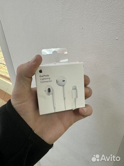 Наушники apple earpods lightning оригинал