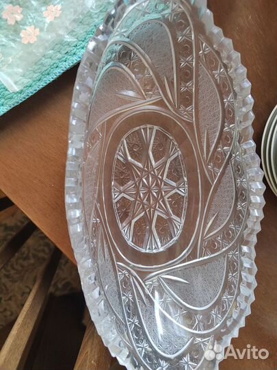 Хрустальная ваза/конфетница/фруктовница