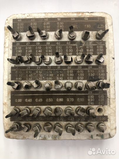 Резцы гравировальные линейные набор