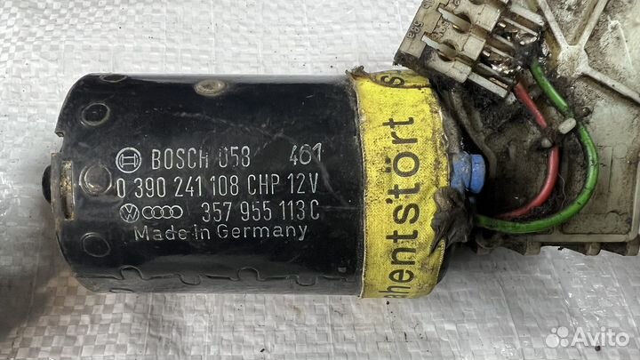 Моторчик трапеции стеклоочистителя VAG