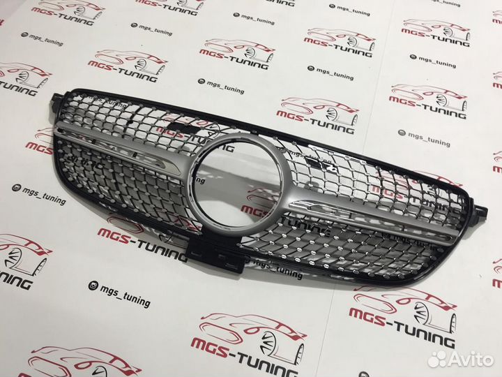Решетка Mercedes GLE-Coupe c292 Diamond Silver