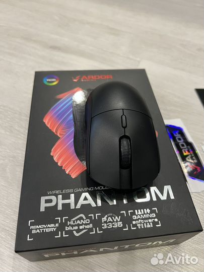 Беспроводная мышь Ardor Gaming Phantom black